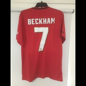 2019 Beckham Manchester United Legends Jersey L
